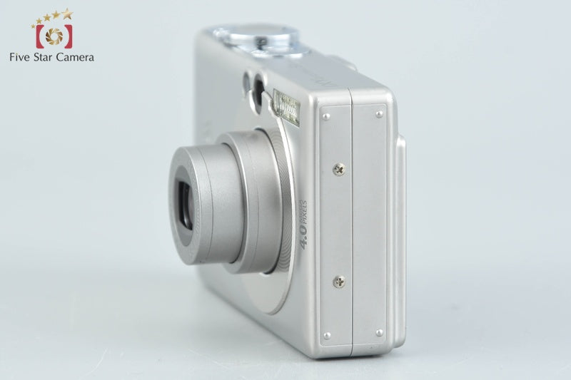 Canon IXY Digital 50 Silver 4.0 MP Digital Camera w/ Box