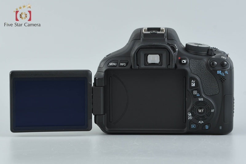 Count 5,121 Canon EOS Kiss X5 / Rebel T3i / 600D 18.0 MP 18-55 55-250 Lenses