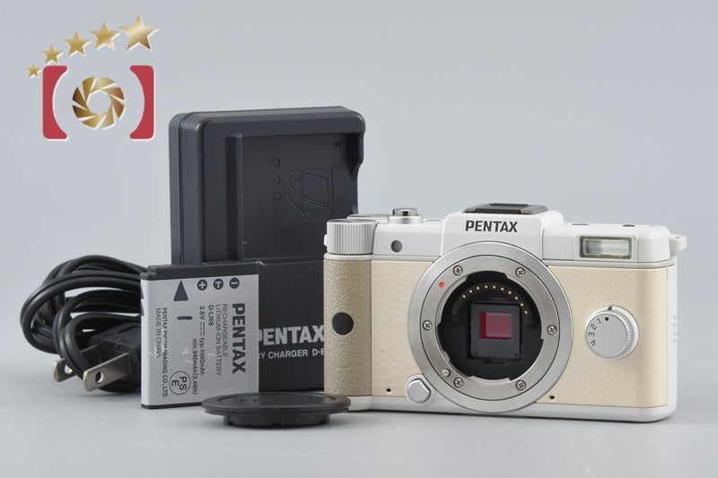 Shutter count 2,093 PENTAX Q White 12.4 MP Digital Mirrorless Camera