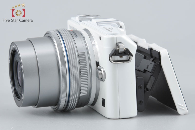 "Shutter count 994" Olympus PEN Lite E-PL6 White 16.1 MP 14-42 EZ Lens