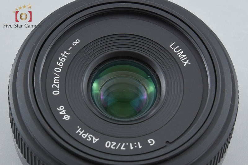 Panasonic LUMIX G 20mm f/1.7 ASPH. H-H020