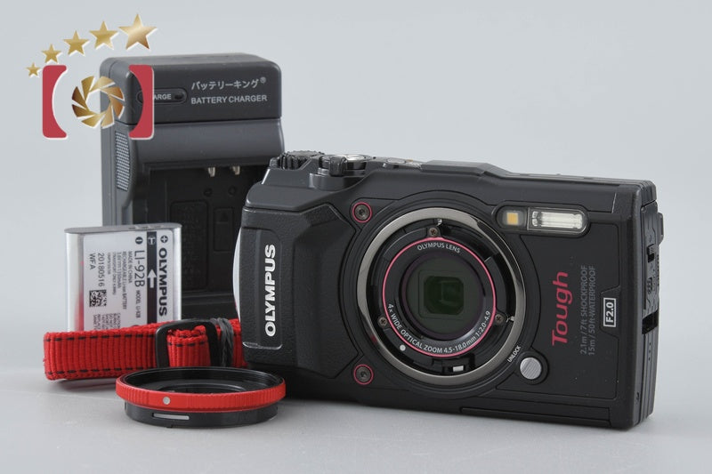 "Count 2,934" Olympus Tough TG-5 Black 12.0 MP 15m Waterproof Digital Camera