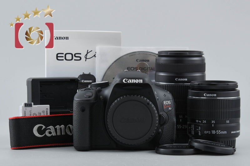 "Count 7" Canon EOS Kiss X5 / Rebel T3i / 600D 18.0 MP 18-55 55-250 Lenses