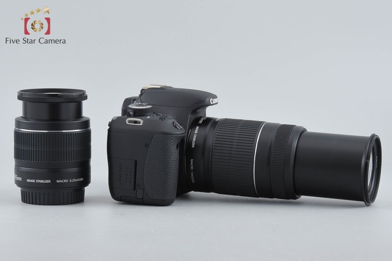 "Count 7" Canon EOS Kiss X5 / Rebel T3i / 600D 18.0 MP 18-55 55-250 Lenses