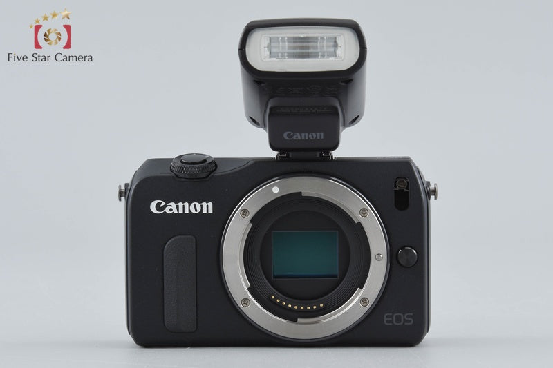 Canon EOS M Black 18.0 MP Mirrorless Camera 18-55 22 Lenses