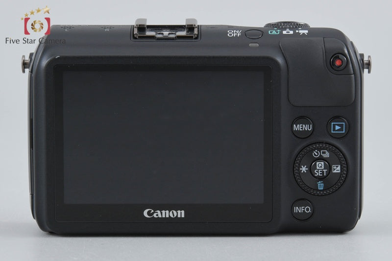 Canon EOS M Black 18.0 MP Mirrorless Camera 18-55 22 Lenses