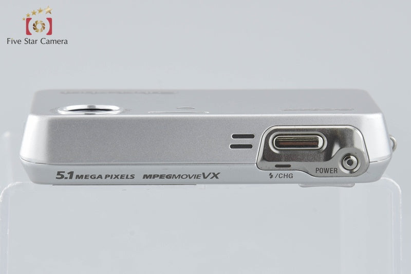 Sony Cyber-Shot DSC-T3 Silver 5.1 MP Digital Camera