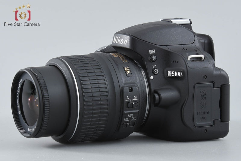 "Count 1,323" Nikon D5100 16.2 MP SLR Digital Camera 18-55 VR Lens