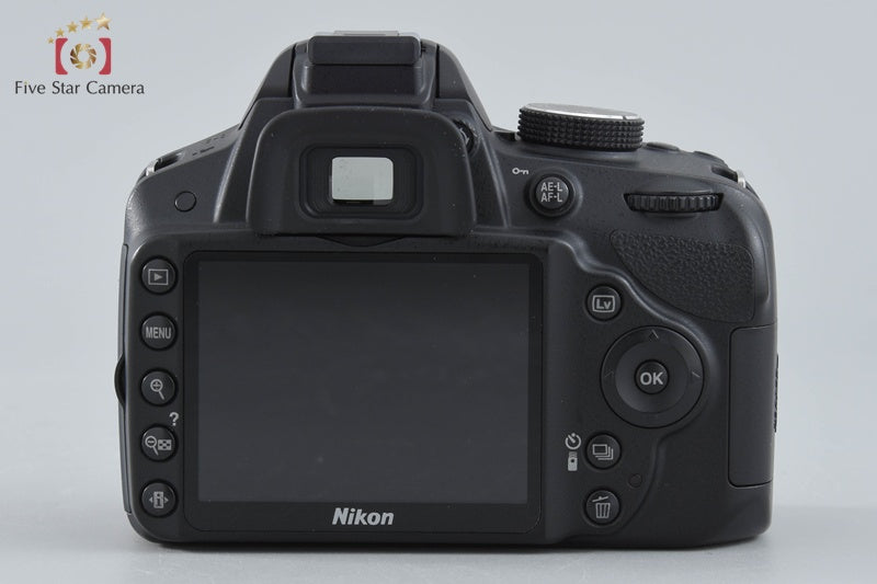 "Shutter count 40" Nikon D3200 Black 24.2 MP DSLR 18-55 VR Lens
