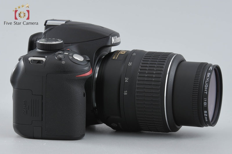 "Shutter count 40" Nikon D3200 Black 24.2 MP DSLR 18-55 VR Lens