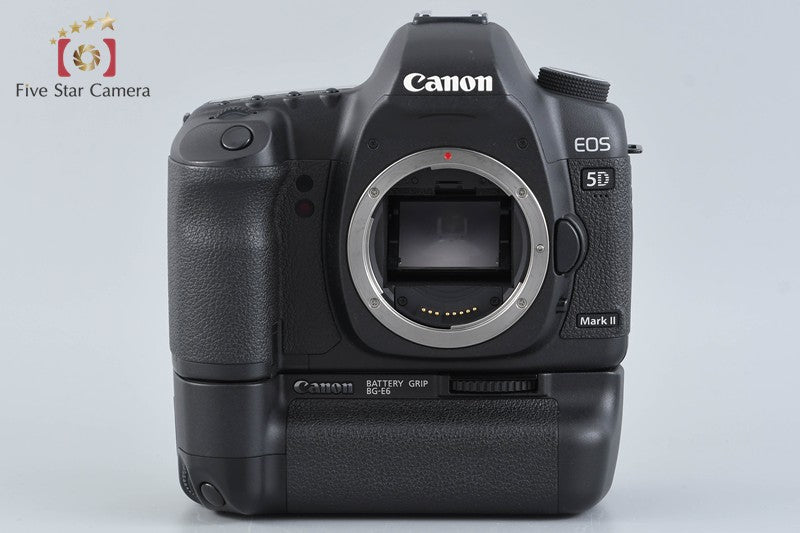 Canon EOS 5D Mark II 21.1 MP Full Frame DSLR Camera + BG-E6 Battery Grip