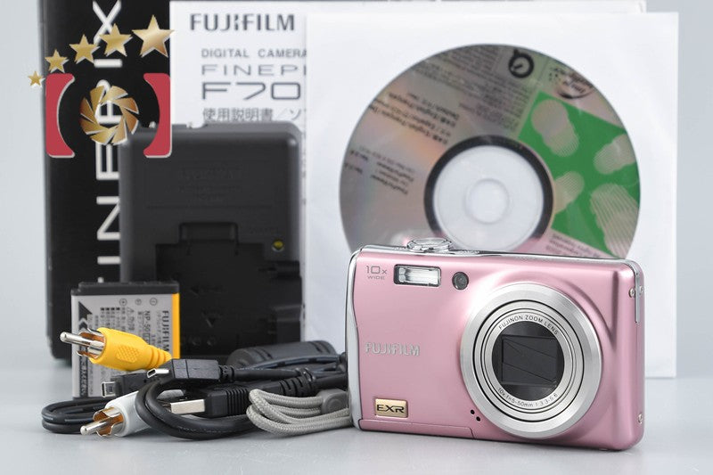 Fujifilm FinePix F70EXR Pink 10.0 MP Digital Camera w/ Box