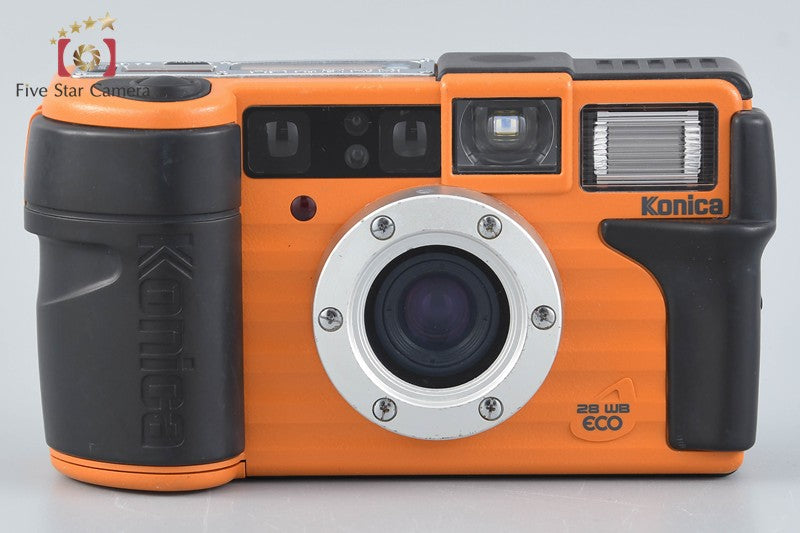 Konica Genbakantoku 28WB ECO Orange 35mm Point & Shoot Film Camera