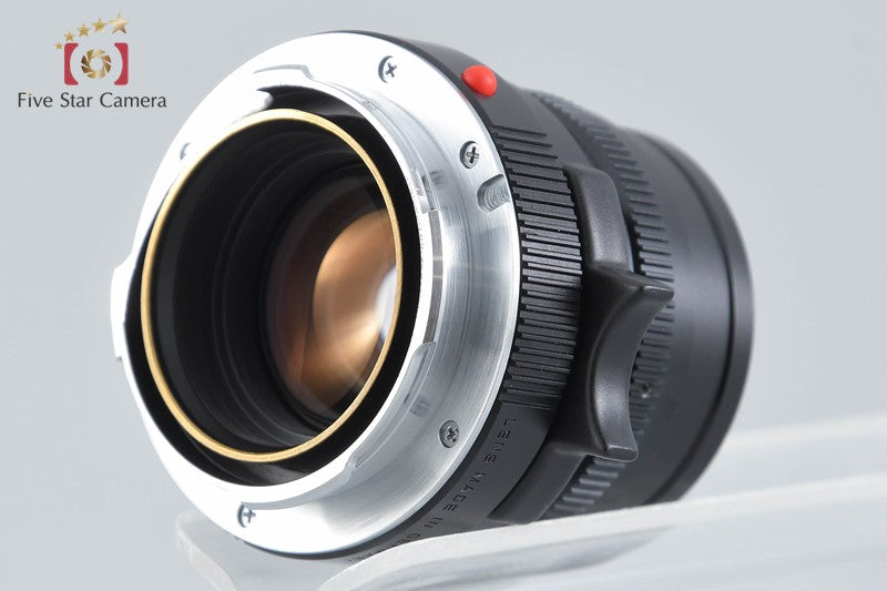 Leica SUMMICRON-M 50mm f/2 3rd Black E39 w/ Box