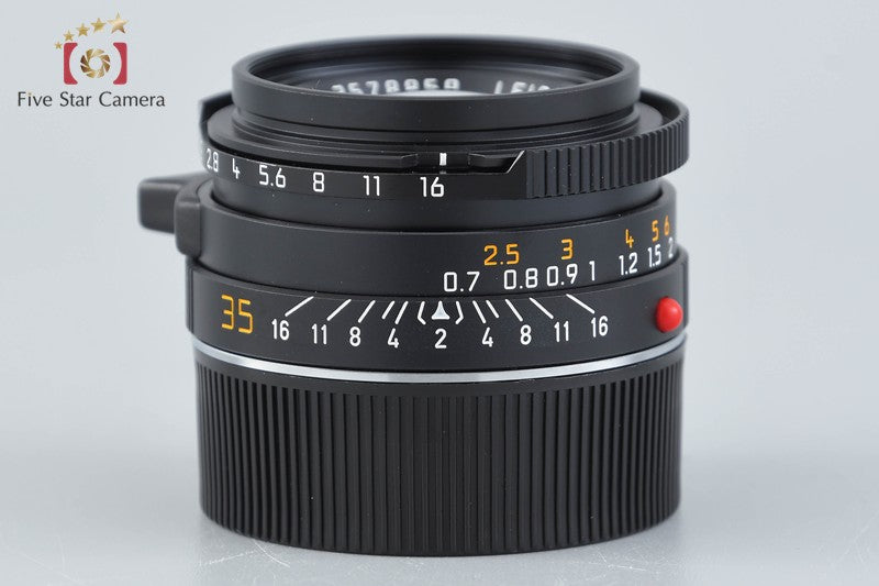 Leica SUMMICRON-M 35mm f/2 E39 4th Black 7-Elements w/ Box