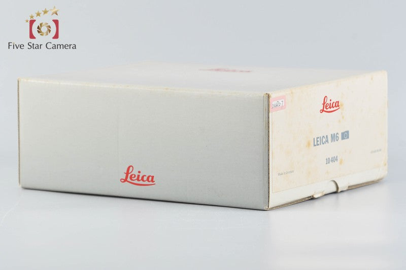 Leica M6 Black 35mm Rangefinder Film Camera Body w/ Box