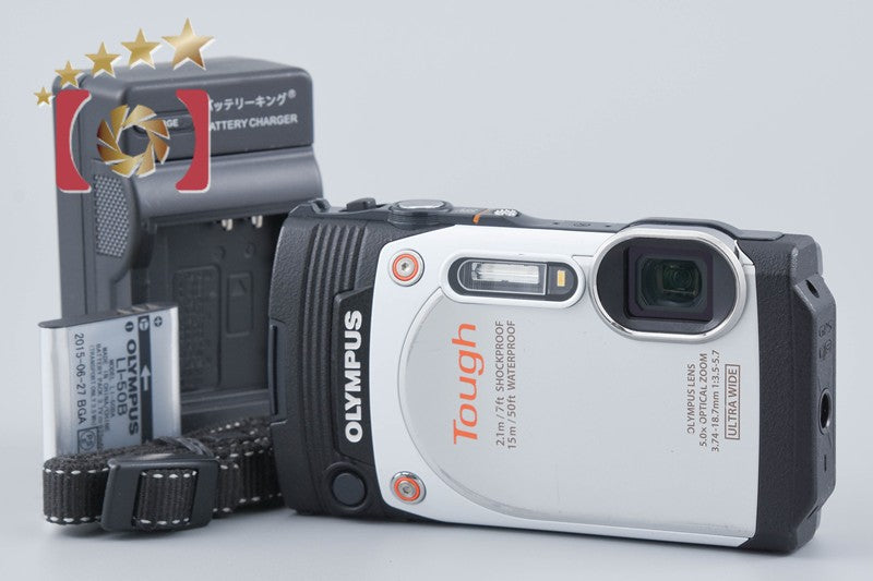 Olympus STYLUS TG-860 Tough White 16.0 MP Digital Camera