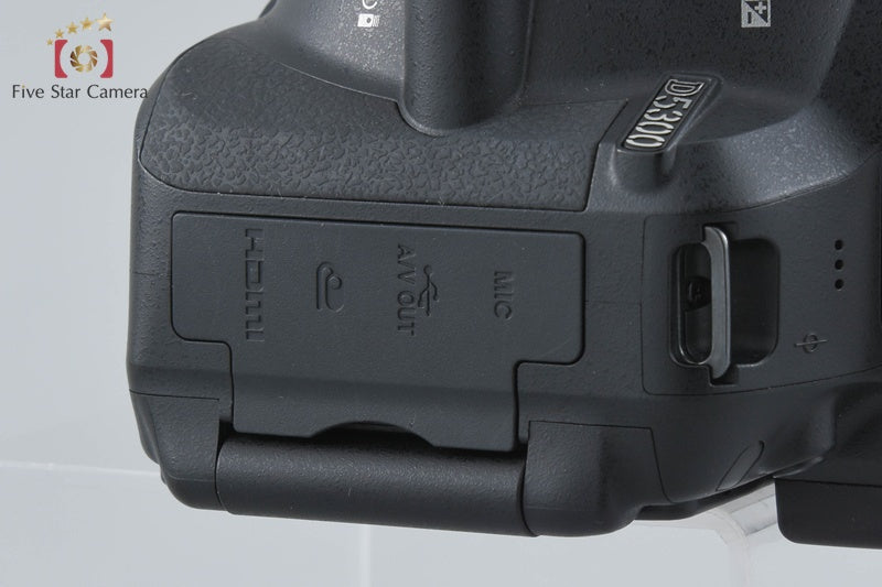"Shutter count 2,229" Nikon D5300 Black 24.2 MP DSLR Camera Body