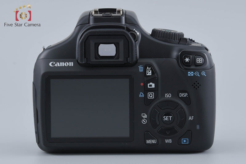 "Count 2,020" Canon EOS Kiss X50 / Rebel T3 / 1100D Black 12.2MP 18-55 Lens