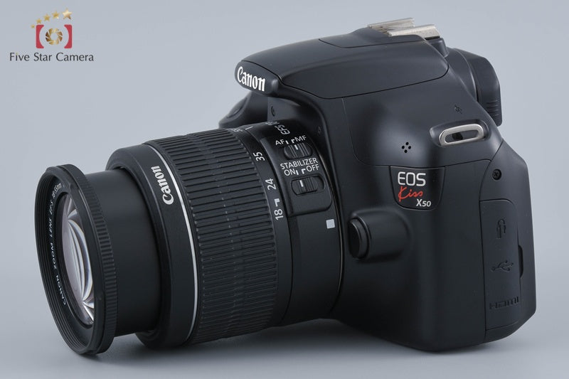 "Count 2,020" Canon EOS Kiss X50 / Rebel T3 / 1100D Black 12.2MP 18-55 Lens
