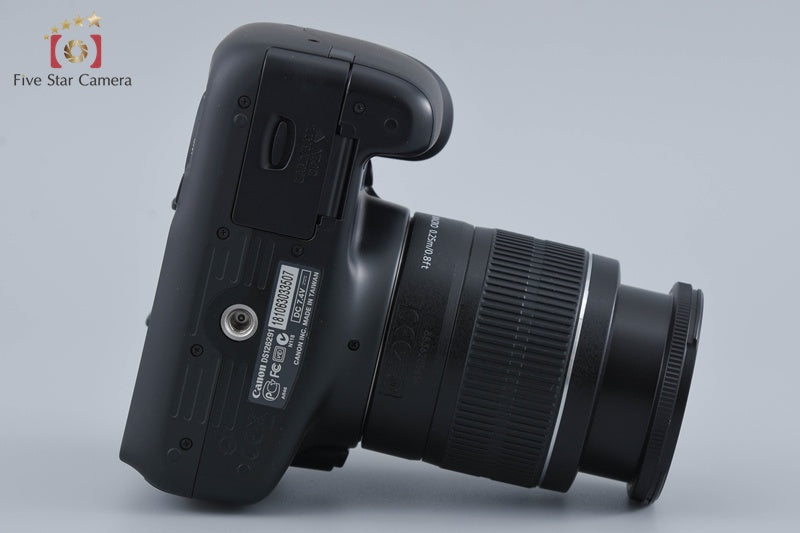 "Count 2,020" Canon EOS Kiss X50 / Rebel T3 / 1100D Black 12.2MP 18-55 Lens
