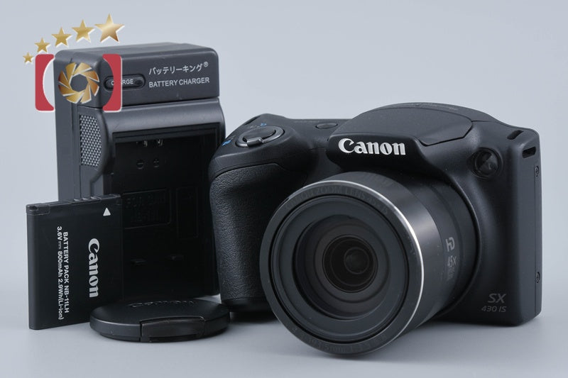 Canon PowerShot SX430 IS Black 20.0 MP Digital Camera