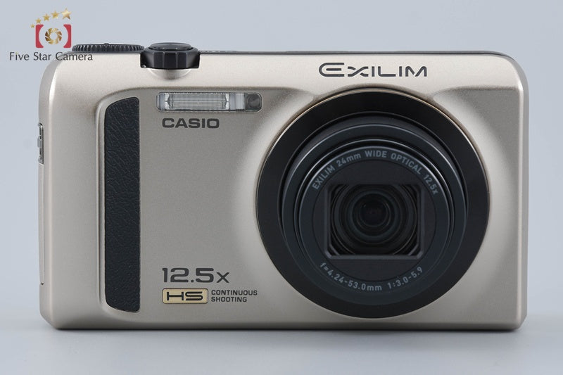 Casio HIGH SPEED EXILIM EX-ZR300 Gold 16.1 MP Digital Camera w/ Box