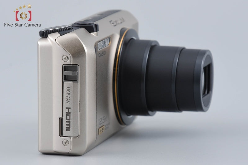 Casio HIGH SPEED EXILIM EX-ZR300 Gold 16.1 MP Digital Camera w/ Box