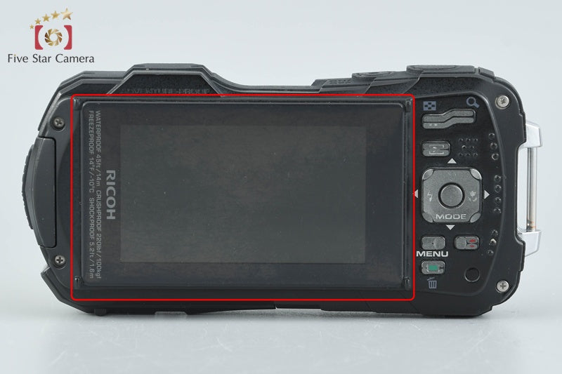 Ricoh PENTAX WG-60 Red 16.0 MP Waterproof Action Camera