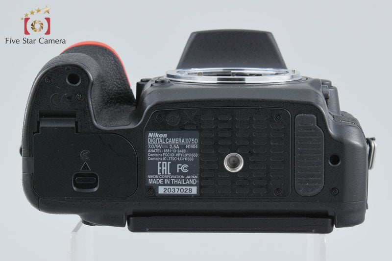 Nikon D750 24.3 MP Full Frame Digital SLR Camera Body