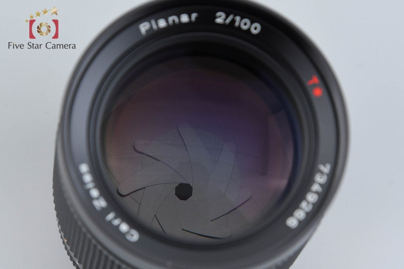 CONTAX Carl Zeiss Planar 100mm f/2 T* MMJ w/ Box