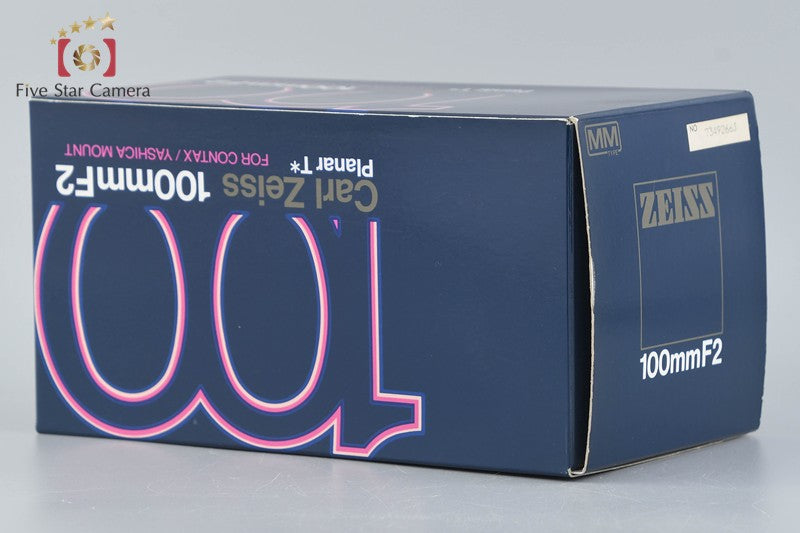 CONTAX Carl Zeiss Planar 100mm f/2 T* MMJ w/ Box