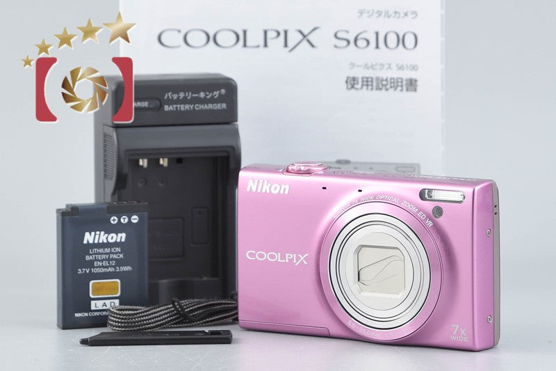 Nikon COOLPIX S6100 Gloth Pink 16.0 MP Digital Camera