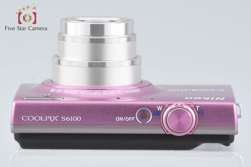 Nikon COOLPIX S6100 Gloth Pink 16.0 MP Digital Camera