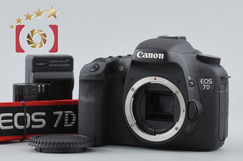 "Shutter count 4,663" Canon EOS 7D 18.0 MP Digital SLR Camera Body