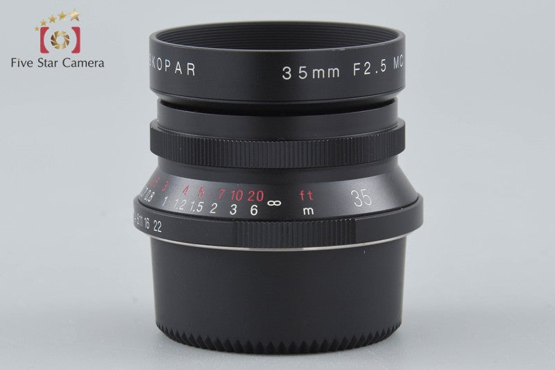 Voigtlander COLOR-SKOPAR 35mm f/2.5 MC Black L39 LTM Leica Thread Mount
