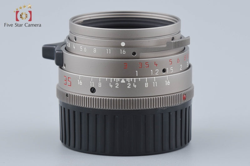 Leica SUMMILUX-M 35mm f/1.4 Titanium 2026.04 Overhauled!!