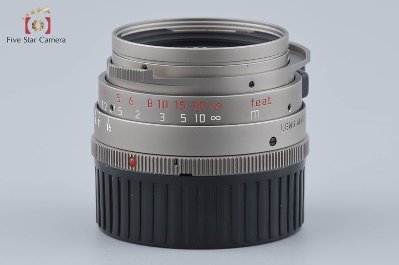 Leica SUMMILUX-M 35mm f/1.4 Titanium 2026.04 Overhauled!!