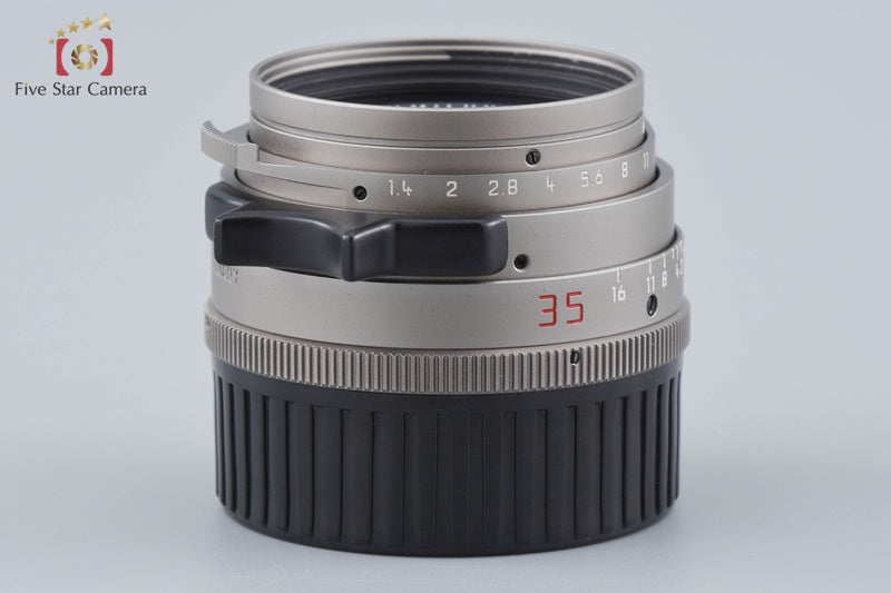Leica SUMMILUX-M 35mm f/1.4 Titanium 2026.04 Overhauled!!