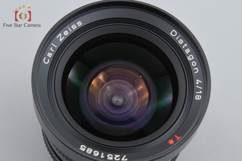 CONTAX Carl Zeiss Distagon 18mm f/4 T* MMJ w/ Box