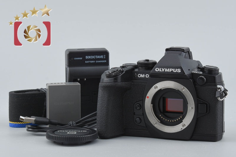 "Shutter count 458" Olympus OM-D E-M1 Black 16.3 MP Digital Mirrorless Camera