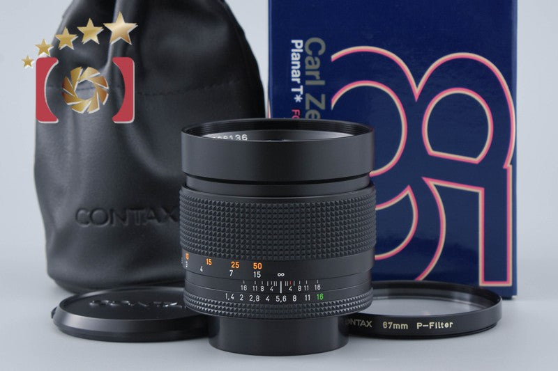 CONTAX Carl Zeiss Planar 85mm f/1.4 T* MMJ w/ Box