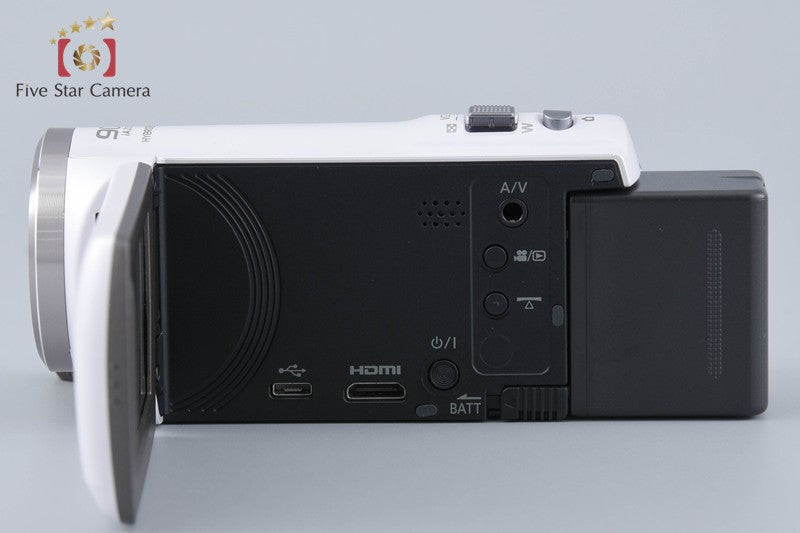 Panasonic HC-V360MS 16GB 90x Zoom 2.2 MP White Digital HD Camcorder