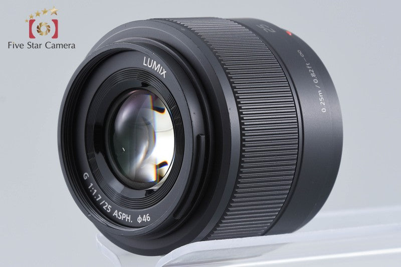 Panasonic LUMIX G 25mm f/1.7 ASPH. H-H025 Black