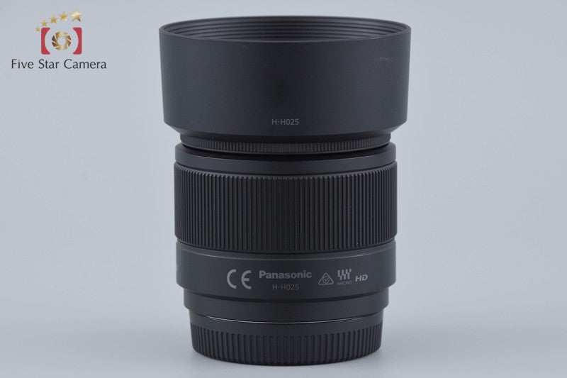Panasonic LUMIX G 25mm f/1.7 ASPH. H-H025 Black