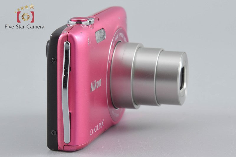 Nikon COOLPIX S3300 Strawberry Pink 16.0 MP Digital Camera