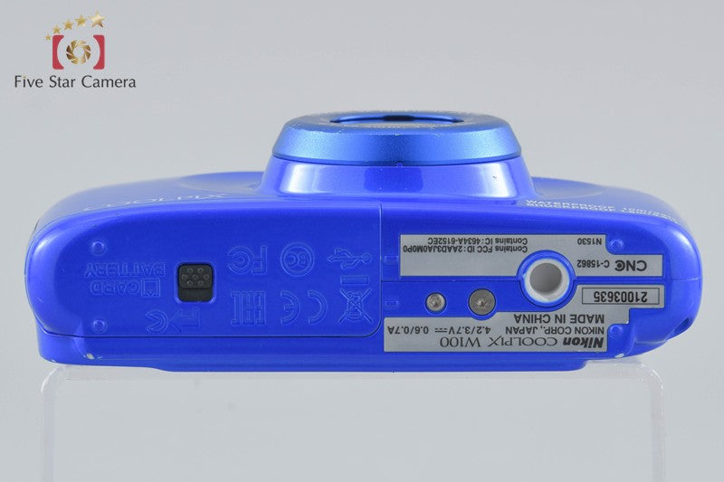 Nikon COOLPIX W100 Blue 13.2 MP Digital Camera