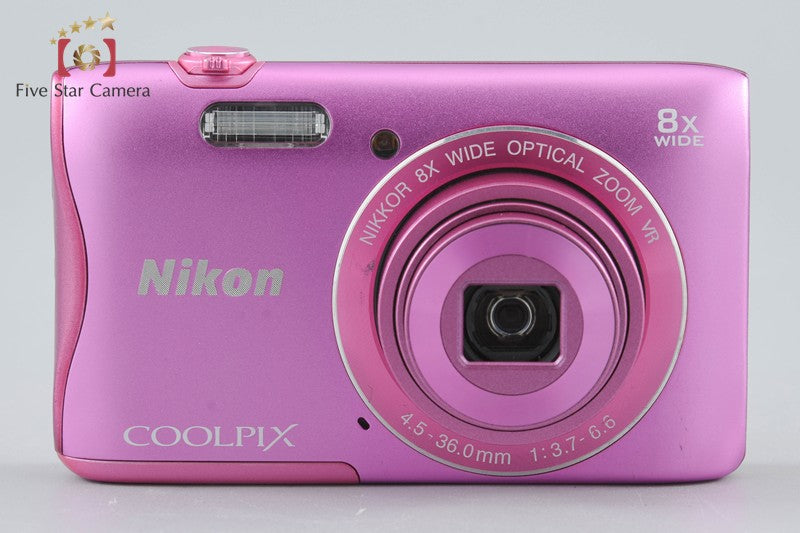 Nikon COOLPIX S3700 Pink 20.1 MP Digital Camera