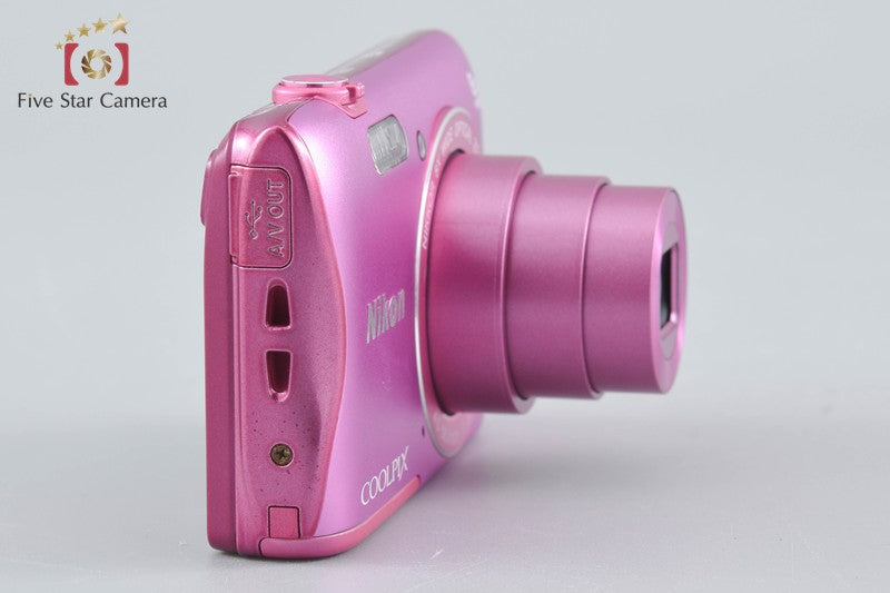 Nikon COOLPIX S3700 Pink 20.1 MP Digital Camera