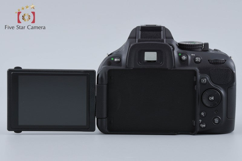 "Shutter count 2,685" Nikon D5200 Black 24.1 MP DSLR 18-55 VR Lens